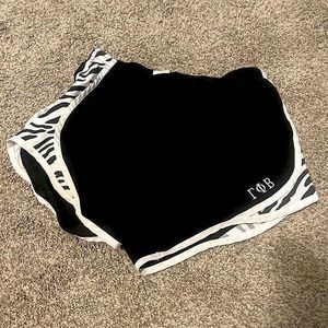 Women's size Medium Athletic Running Shorts EUC Gamma Phi Beta Sorority